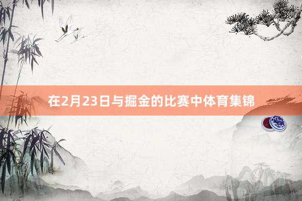 在2月23日与掘金的比赛中体育集锦