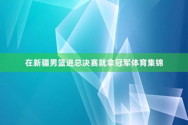 在新疆男篮进总决赛就拿冠军体育集锦