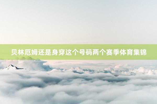 贝林厄姆还是身穿这个号码两个赛季体育集锦