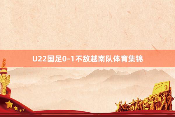 U22国足0-1不敌越南队体育集锦