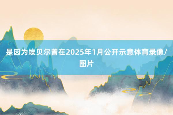 是因为埃贝尔曾在2025年1月公开示意体育录像/图片
