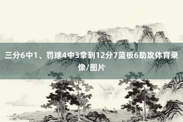 三分6中1、罚球4中3拿到12分7篮板6助攻体育录像/图片