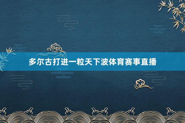 多尔古打进一粒天下波体育赛事直播