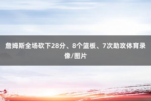 詹姆斯全场砍下28分、8个篮板、7次助攻体育录像/图片