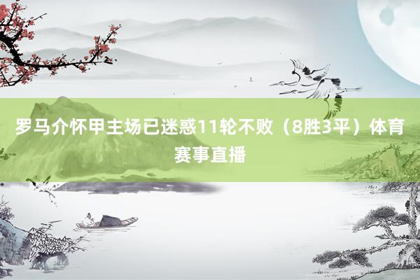 罗马介怀甲主场已迷惑11轮不败（8胜3平）体育赛事直播