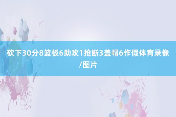 砍下30分8篮板6助攻1抢断3盖帽6作假体育录像/图片