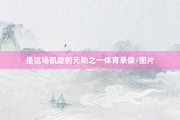 是这场凯旋的元勋之一体育录像/图片