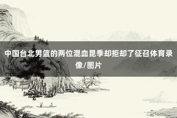 中国台北男篮的两位混血昆季却拒却了征召体育录像/图片